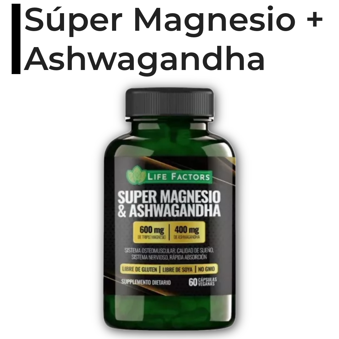 MAGNESIO Y ASHWAGANDHA